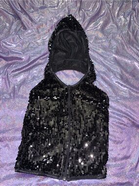 Weissman Hooded Sequin Top